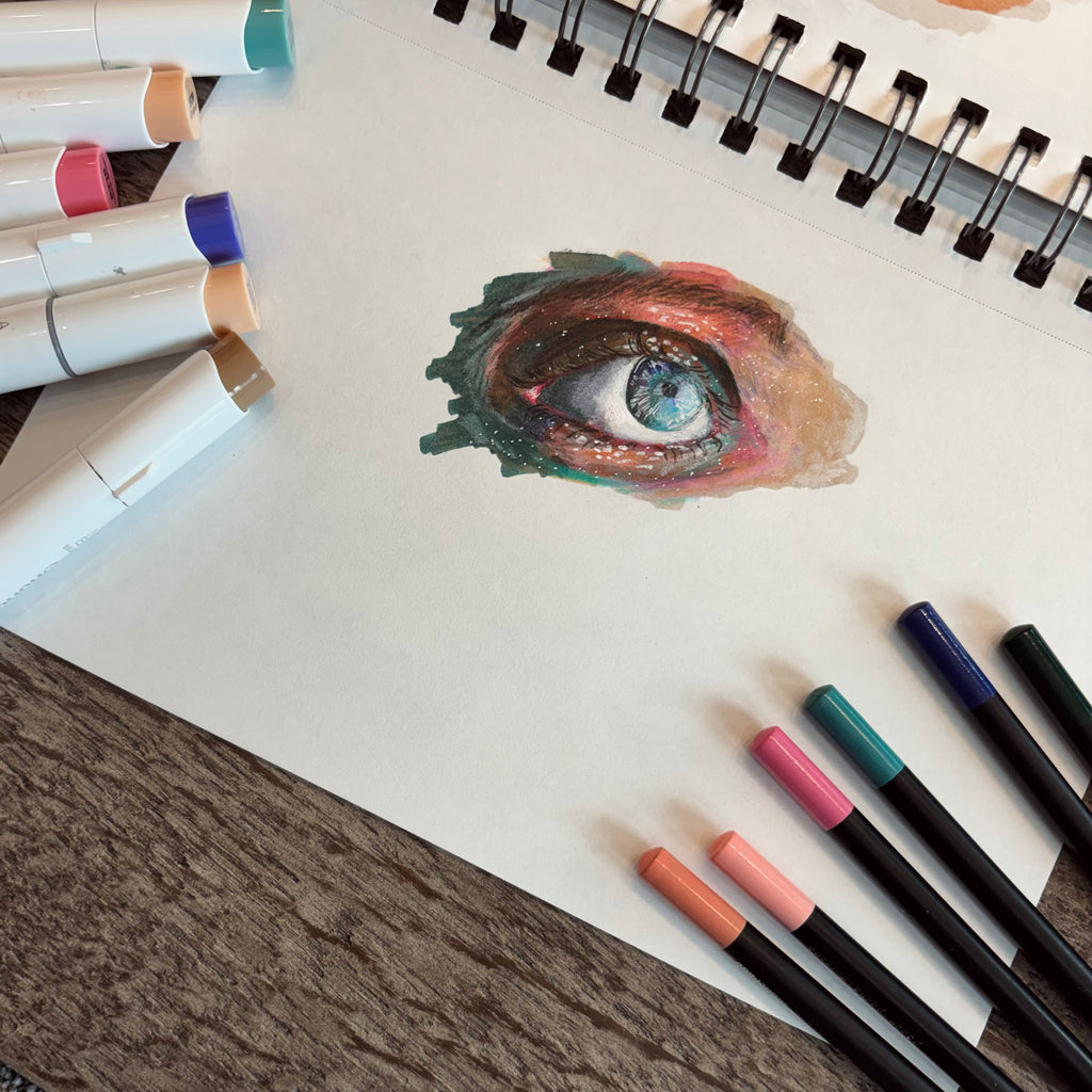 Original Hand-Drawn Eye Artworks