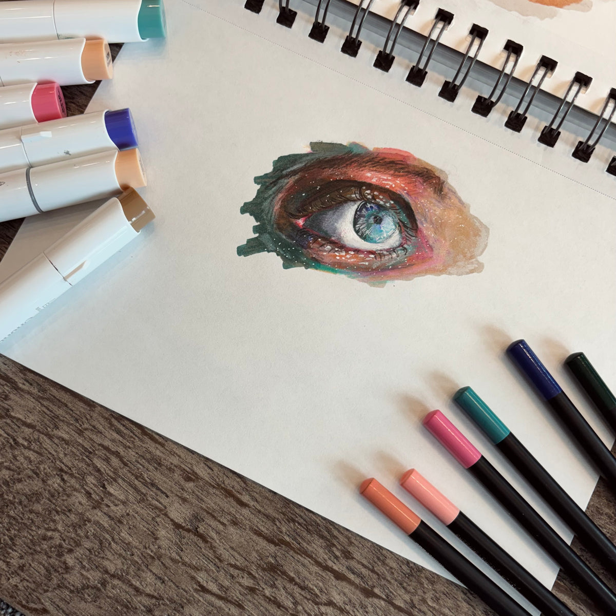 Original Hand-Drawn Eye Artworks