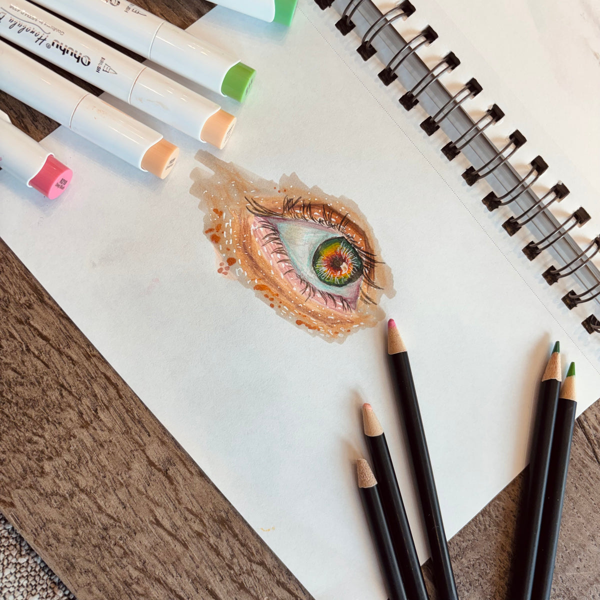 Original Hand-Drawn Eye Artworks