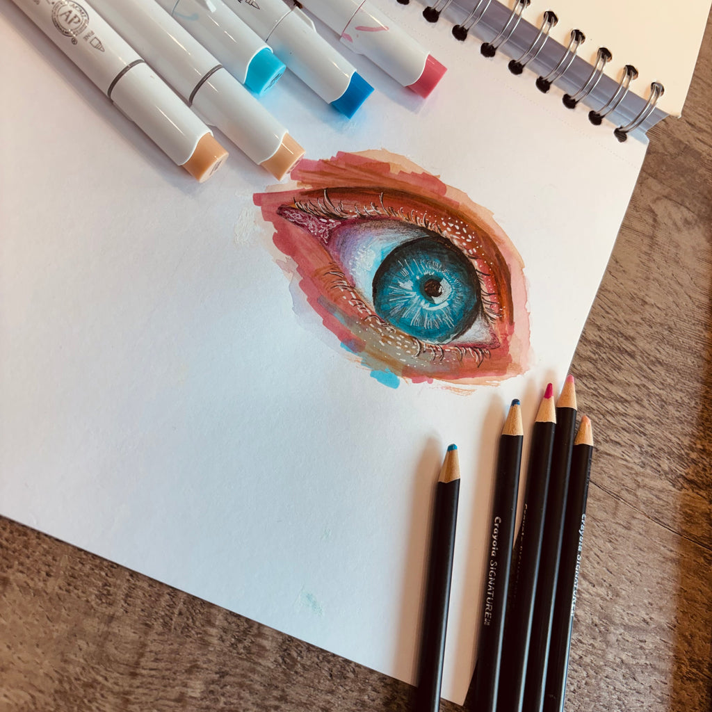Original Hand-Drawn Eye Artworks
