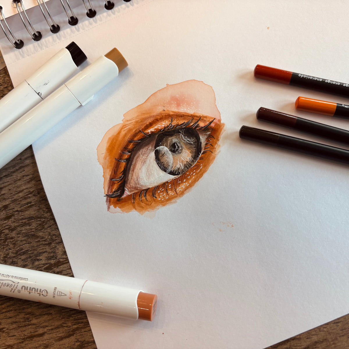 Original Hand-Drawn Eye Artworks
